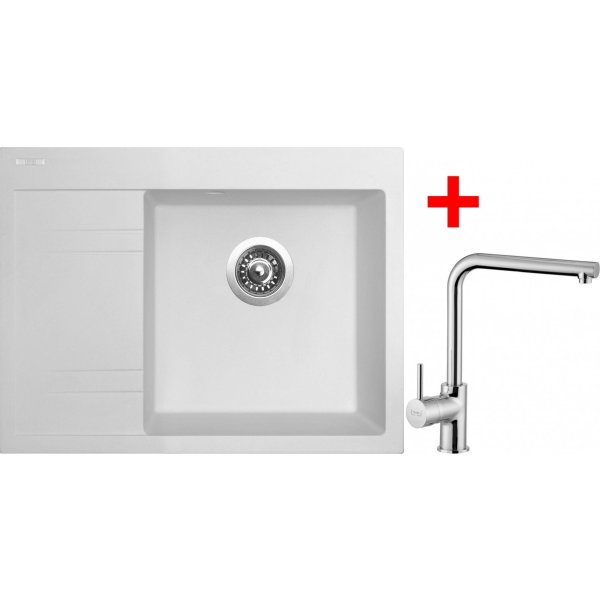Sinks RIM 650 P Milk + Elka - G3428