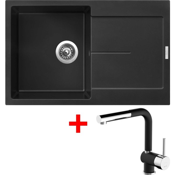Sinks ULTIMA 790 Pureblack + Mix 3 P GR N6 - G12426