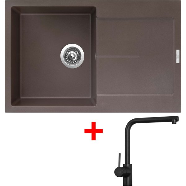 Sinks ULTIMA 790 Marone + Elka černá matná - G12393