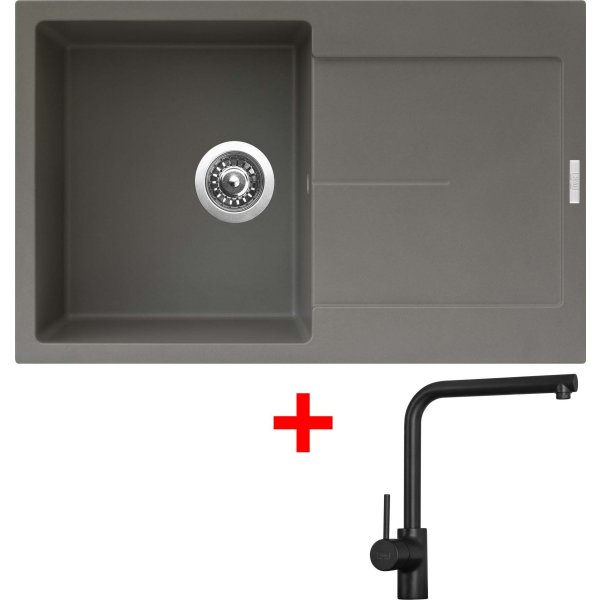 Sinks ULTIMA 790 Truffle + Elka černá matná - G12354