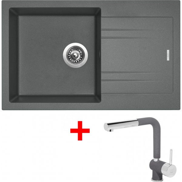 Sinks LINEA 780 Titanium + Mix 3 P GR - G4872