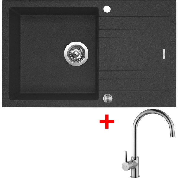 Sinks LINEA 780 XC Granblack + Vitalia - G4230XC