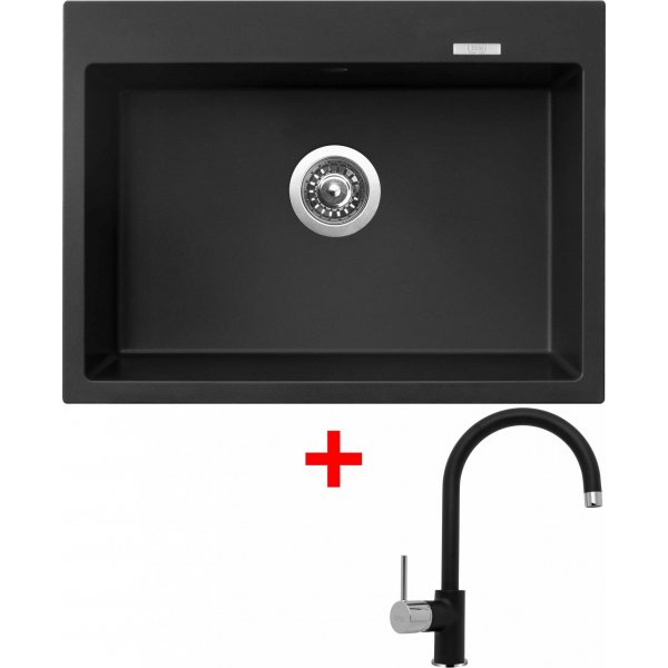 Sinks MAXIMO 680 Pureblack + Vitalia GR - G9926