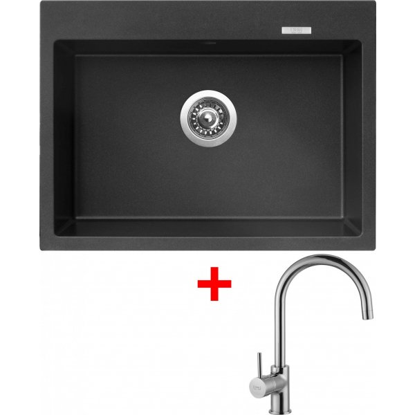 Sinks MAXIMO 680 Metalblack + Vitalia - G9874