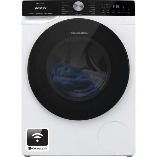 Gorenje Automatická pračka W2NS84SA/CZ, 8 kg, 1400 ot/min, Energetická třída A