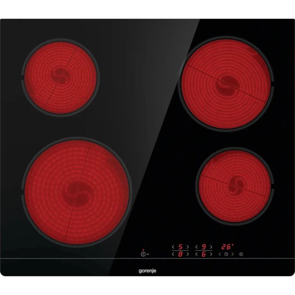 GORENJE ECT601FM Sklokeramická varná deska, 4 zóny, dotykové ovládání, bez rámečku
