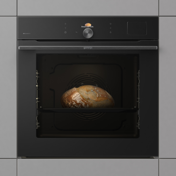 GORENJE Vestavná parní trouba BFS6148B, černá