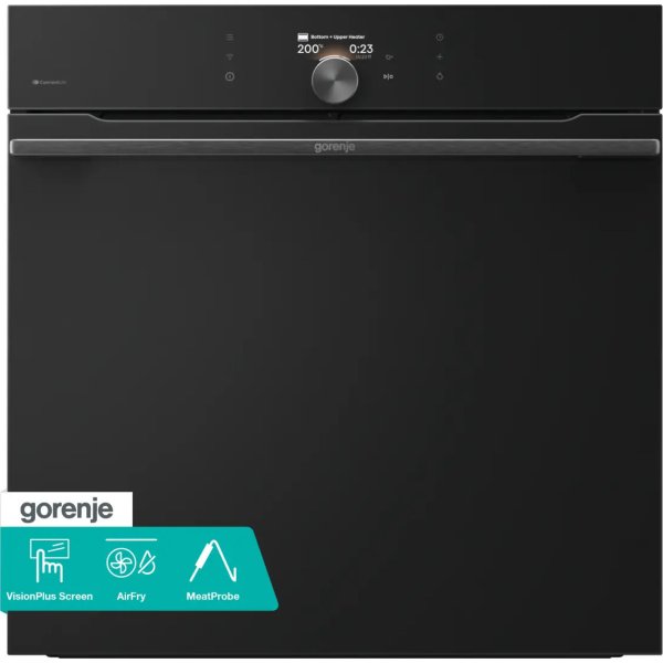 Gorenje Vestavná trouba BO3CO9K01-7-B6128B, A+, 77 l, černá