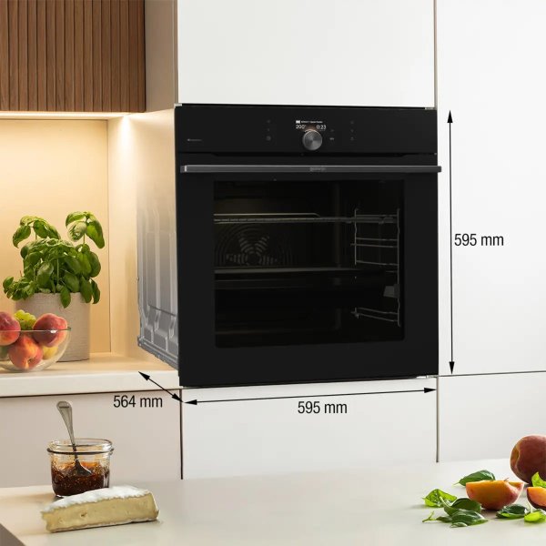 Gorenje Vestavná trouba BO3CO9K01-7-B6128B, A+, 77 l, černá