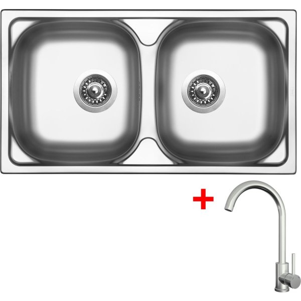 Sinks OKIO 780 DUO + ARCO celonerezová - N152