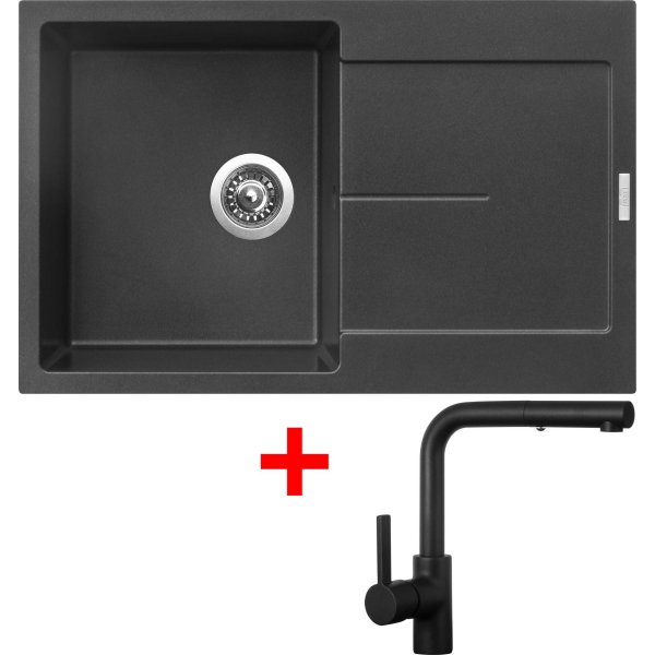Sinks ULTIMA 790 Metalblack + ENIGMA S Černá matná - G25574