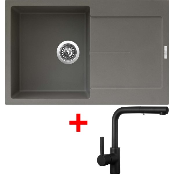 Sinks ULTIMA 790 Truffle + ENIGMA S Černá matná - G25554