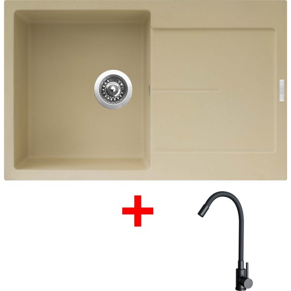 Sinks ULTIMA 790 Sahara + ELASTA černá matná - G25150