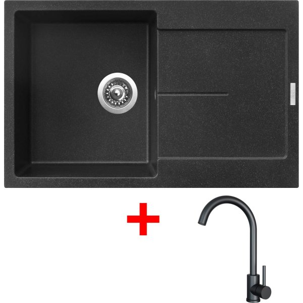 Sinks ULTIMA 790 Granblack + ARCO černá matná - G25030