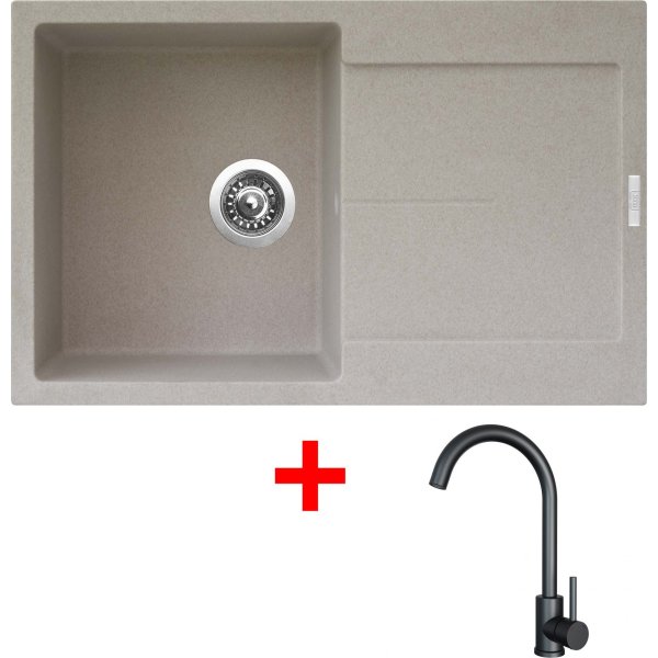 Sinks ULTIMA 790 Avena + ARCO černá matná - G25029