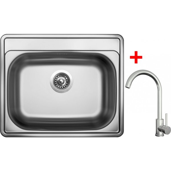 Sinks COMFORT 600 + ARCO celonerezová - N116
