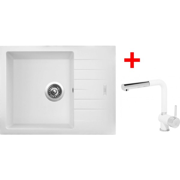 Sinks PERFECTO 650 Milk + MIX 3 P GR - G11228