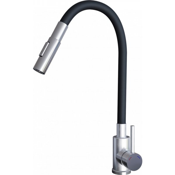 Sinks ELASTA S nerez/černá - SGRELSSSBL