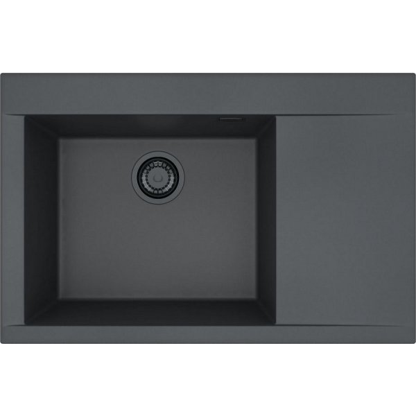 PURE-G 70 L černý A90 BLACK EDITION + jedn.sifon_algranit
