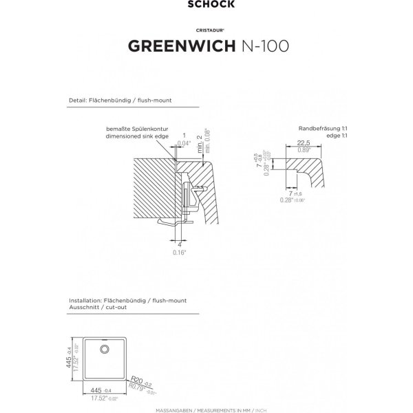 SCHOCK GREENWICH N-100 Magnolia