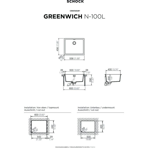 SCHOCK GREENWICH N-100L Magnolia