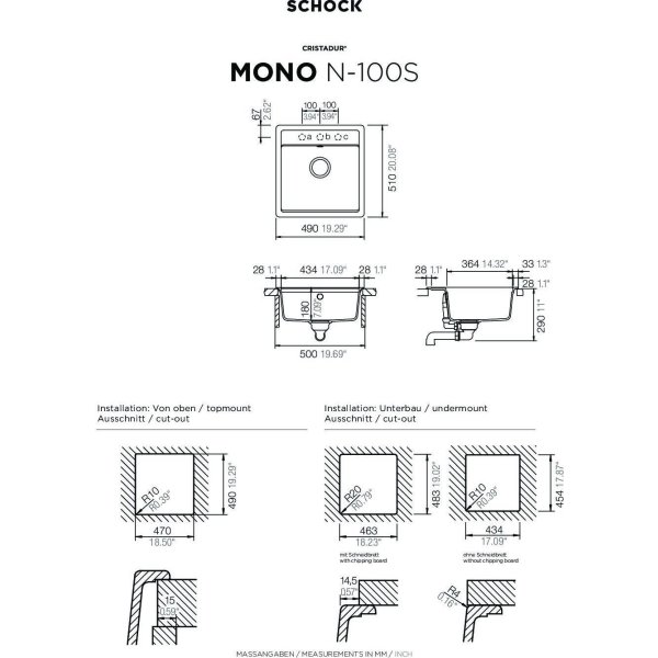 AKCE SCHOCK MONO N-100S Magnolia