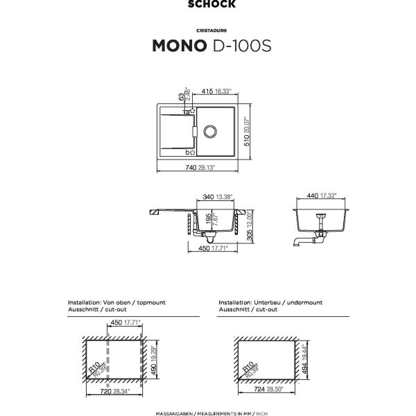 SCHOCK MONO D-100S Magnolia