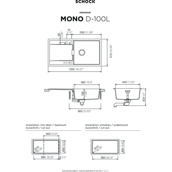 SCHOCK MONO D-100L Silverstone