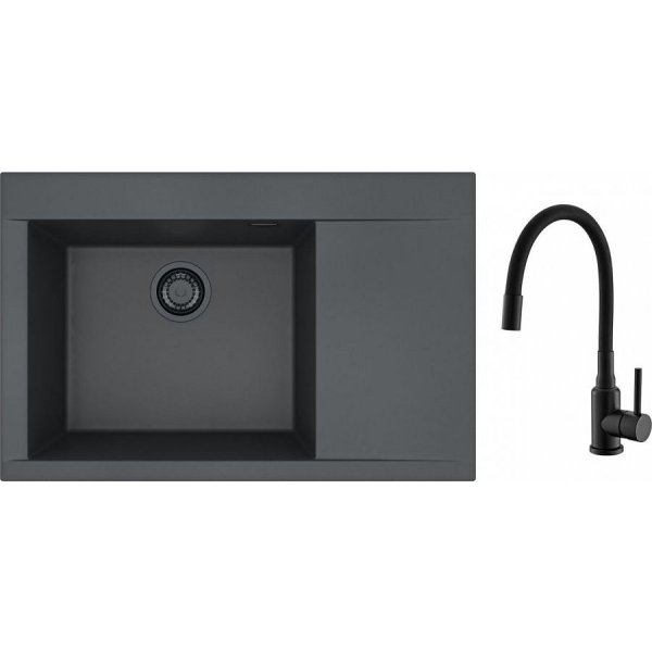SET ALVEUS PURE-G 70 A90 LEVÝ BLACK EDITION + BATERIE MINTAS/91 - MATT