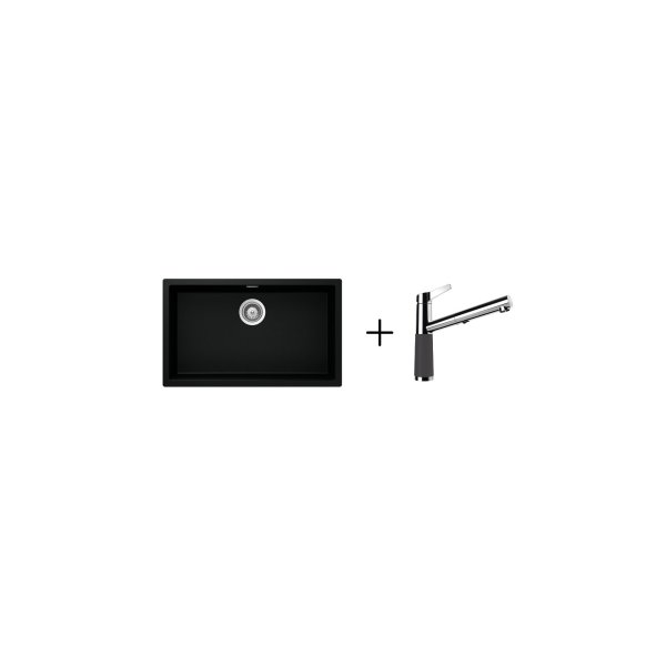 SET 15-5 Dřez SCHOCK KAIA N-100XL + baterie SC-510 barevná 554120
