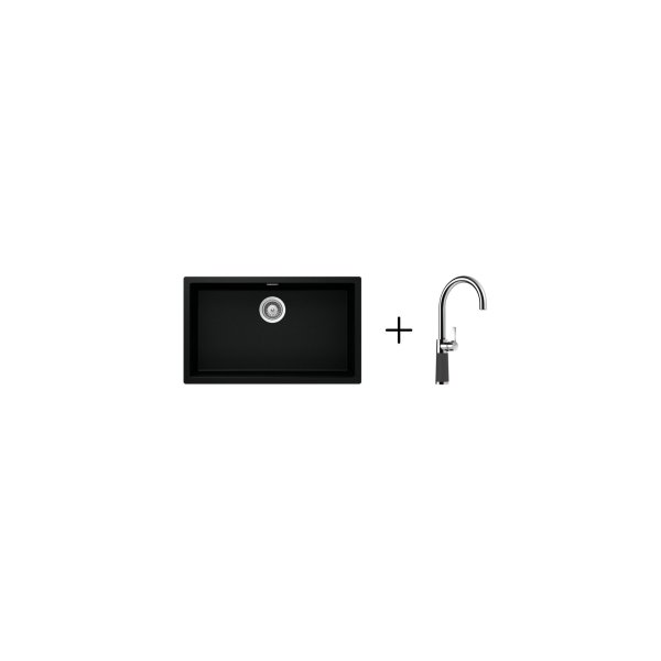 SET 15-6 Dřez SCHOCK KAIA N-100XL + baterie SC-520 barevná 555000