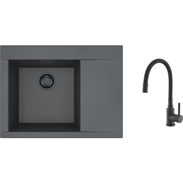 SET ALVEUS PURE-G 60 A90 LEVÝ BLACK EDITION + BATERIE MINTAS/91 - MATT