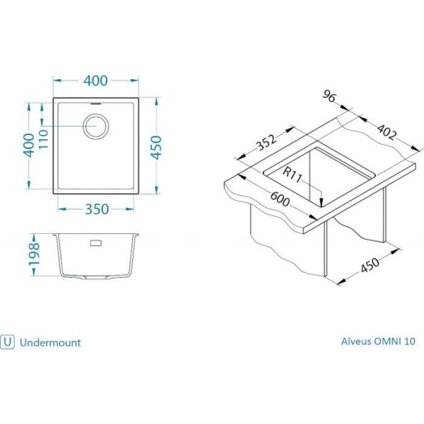 SET ALVEUS OMNI 10-G81 + BATERIE DELOS 81